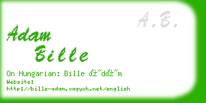 adam bille business card